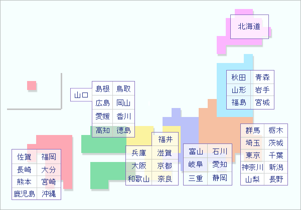 日本地図画像